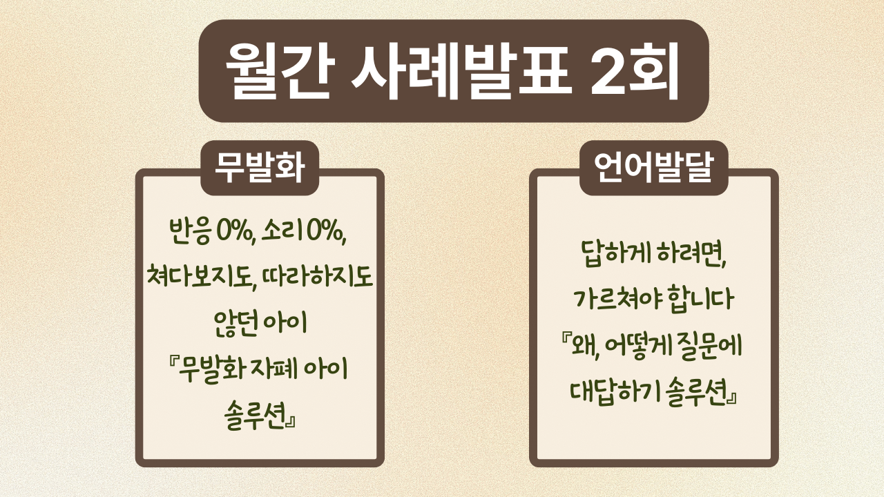 월간 사례발표 2회