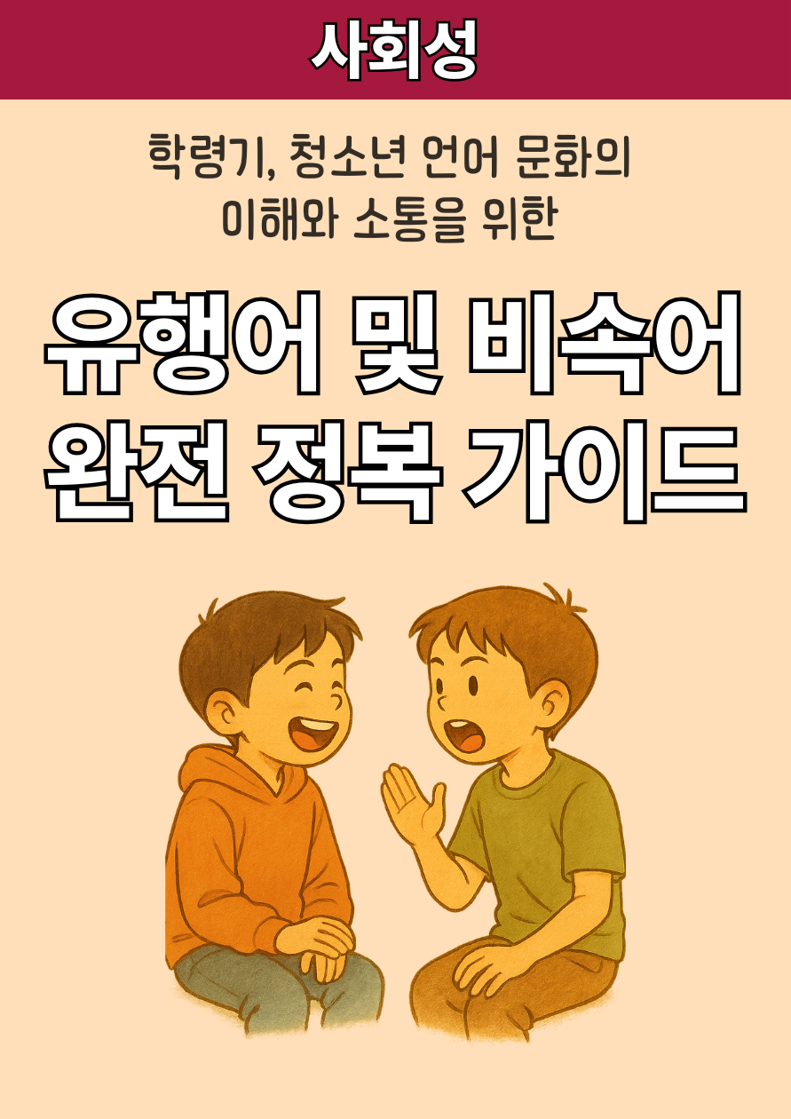 유행어 및 비속어 완전 정복 가이드